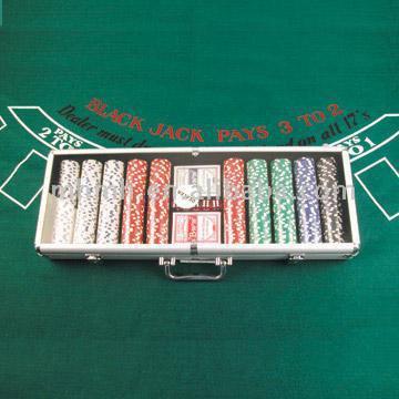 Casino Style Poker Set in Alu-Koffer (Casino Style Poker Set in Alu-Koffer)