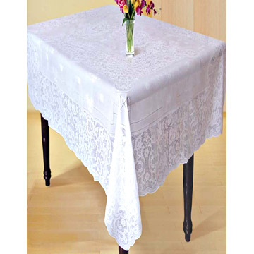  Vinyl Lace Tablecloth (HO21211) (Denetelle Nappe (HO21211))