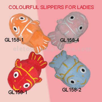  Colourful Fish Slippers ( Colourful Fish Slippers)