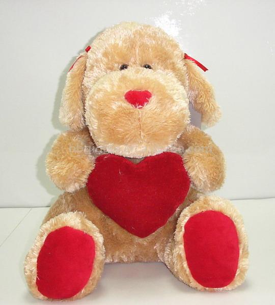  Valentine Plush Dog (Валентина Плюшевые собаки)