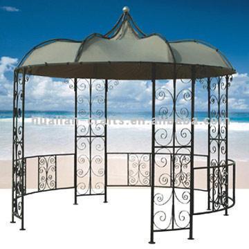 Round Metal Gazebo (Round Metal Gazebo)