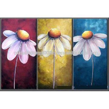  Decorative Oil Painting Triptych