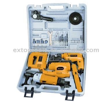  Power Tool Set with Angle Grinder and Impact Drill ( Power Tool Set with Angle Grinder and Impact Drill)