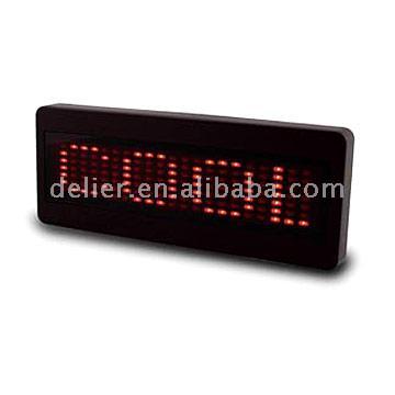  LED Name Badge (P-MN270) (Светодиодные бэдж (С-MN270))