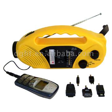  Solar Dynamo Radio with Mobile Phone Charger (Solar Radio Dynamo avec Mobile Phone Charger)