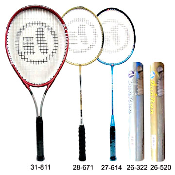  Badminton Rackets and Tennis Racket (Raquettes de badminton et de tennis Raquette)