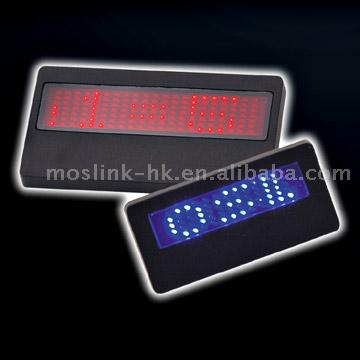  LED Message Badge (Badge LED Message)