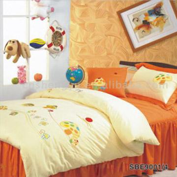  100% Cotton Printed 4pc Children`s Bedding Set ( 100% Cotton Printed 4pc Children`s Bedding Set)