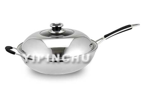 Tri-Ply Edelstahl-Wok (Tri-Ply Edelstahl-Wok)