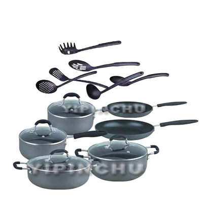  16pc Aluminum Non-Stick Cookware Set ( 16pc Aluminum Non-Stick Cookware Set)