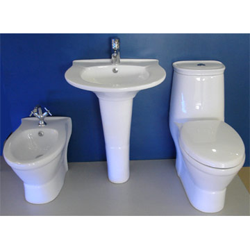 WC, Bidet, Waschbecken & Pedestal (WC, Bidet, Waschbecken & Pedestal)