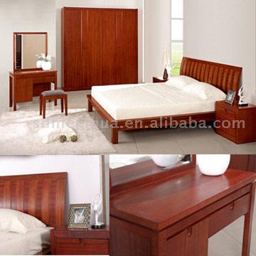  Bed, Wardrobe & Night Stand (Lit, armoire & Night Stand)