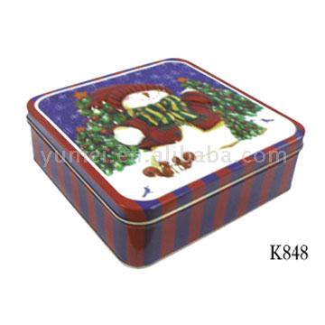 Back-Covered Square Tin (Back-Covered Square Tin)