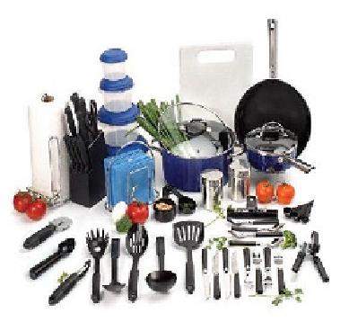  60pc Carbon Steel Cookware Ensemble Set (60pc en acier au carbone Casseroles Ensemble Set)