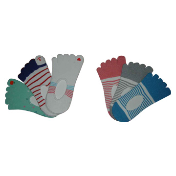  Ladies` Five Toe Sock (Ladies `Cinq Toe Sock)