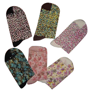  Ladies` Print Socks ( Ladies` Print Socks)