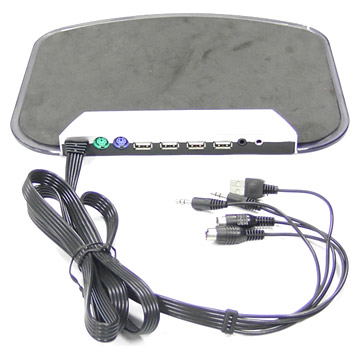 USB-Mouse-Pad mit 8-Port (USB-Mouse-Pad mit 8-Port)