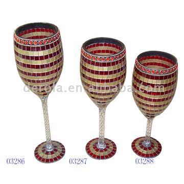  Mosaic Glass Vases (Мозаики стеклянные вазы)