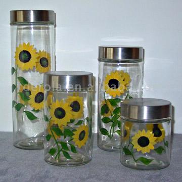  Glass Storage Jars (Стекло хранения банки)