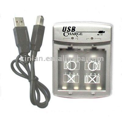  USB Battery Charger (USB Chargeur de batterie)