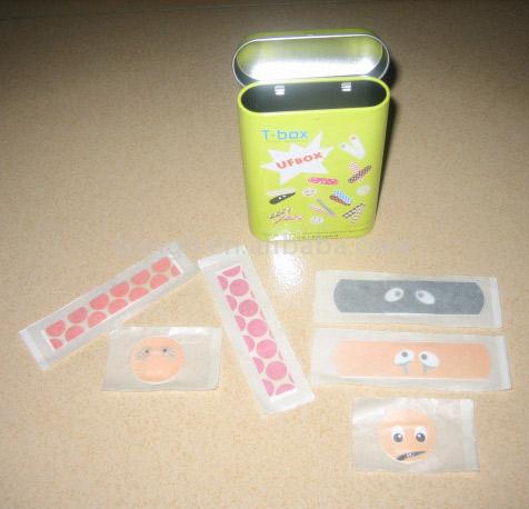  Cartoon Bandages with Tin Box