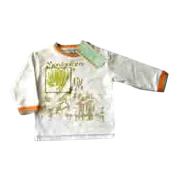 Boy`s Terry L / S T-Shirt mit Druck und Stickerei (Boy`s Terry L / S T-Shirt mit Druck und Stickerei)