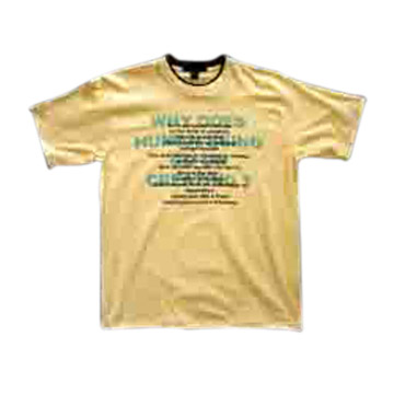  Men`s Single Jersey T-Shirt with Printing ( Men`s Single Jersey T-Shirt with Printing)