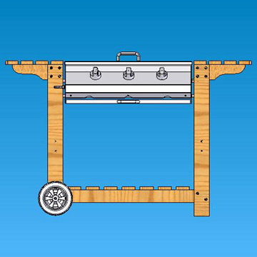  Gas BBQ Cart ( Gas BBQ Cart)