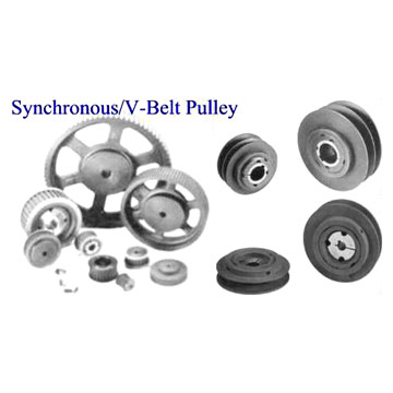  V-Belt Pulley and Synchronous Pulley (V-poulie et courroie synchrone Poulie)