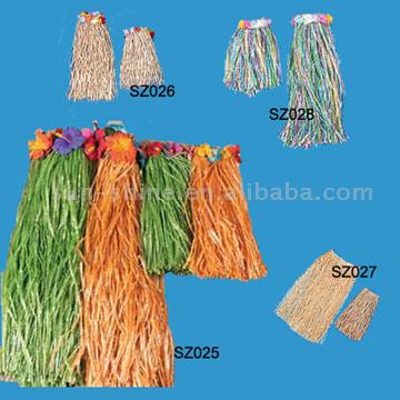  Artificial Grass Hula Skirts, Raffia Hula Skirts ( Artificial Grass Hula Skirts, Raffia Hula Skirts)