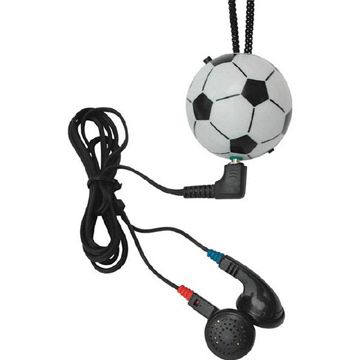 Fußball Shape FM Auto Scan Radio mit Kopfhörer (Fußball Shape FM Auto Scan Radio mit Kopfhörer)