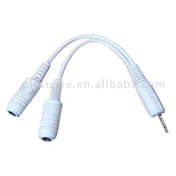  Audio Splitter Cables for iPod, MP3 Player ( Audio Splitter Cables for iPod, MP3 Player)