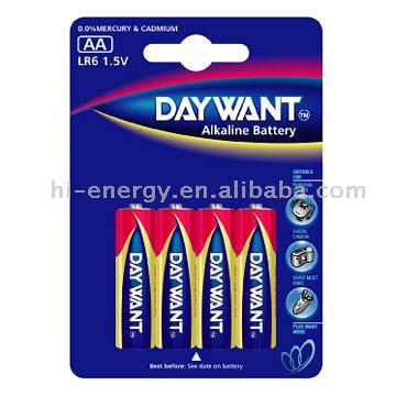  Alkaline Batteries (Piles alcalines)