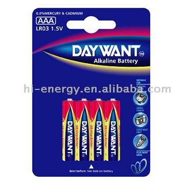  Alkaline Batteries (Piles alcalines)