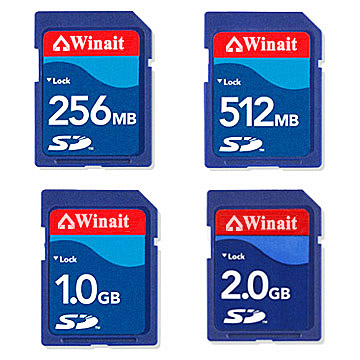  SD Cards (Cartes SD)