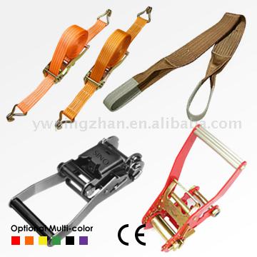  Flat Webbing Sling Tie Down, Ratchet (Квартира Webbing Sling сковать, Ratchet)