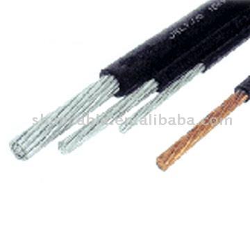  10kV Steel Core Aluminum XLPE Insulated Aerial Cable (10kV Steel Core aluminium isolés XLPE câble d`antenne)