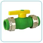  Double Union Brass Ball Valve (Double Union Brass Ball Valve)