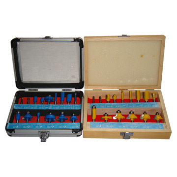  15pc Router Bit(A) Set (15pc Bit Router (A) Ensemble)