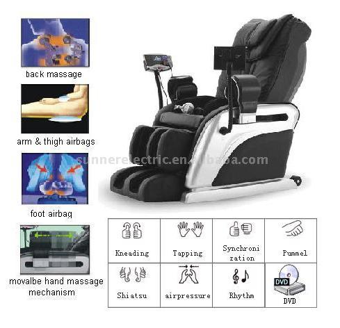  Super Massage Chair with DVD and Armrest Function (Super Fauteuil de massage avec DVD et accoudoir Fonction)