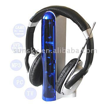  Wireless Headphone with Microphone, FM Radio Receiver (Casque sans fil avec microphone, FM Radio Receiver)