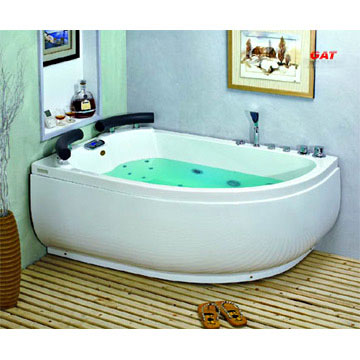  Computerized Massaging Bathtub With Top Pillows