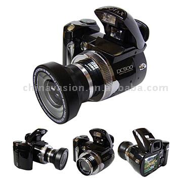 Multifunction Optical Zoom Digital Camera with Wide-Angle Lens (Многофункциональный оптический зум-камера с широкоугольным объективом)