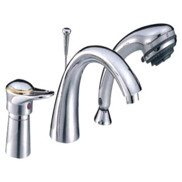  Deck Mounted Bath Faucet ( Deck Mounted Bath Faucet)