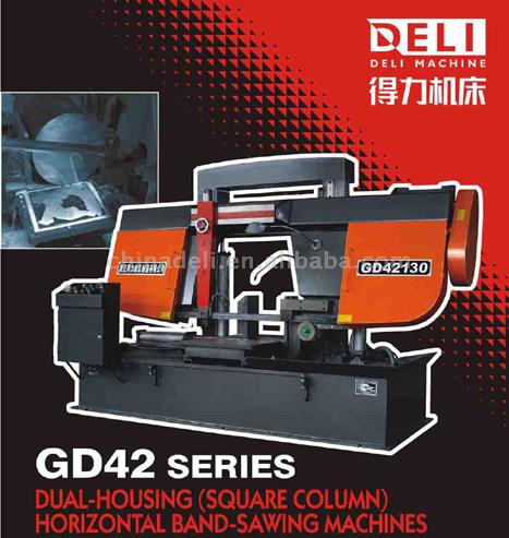  Dual Housing (Square Column) Horizontal Band Sawing Machine (Dual logement (Square Column) horizontale Scie à ruban)