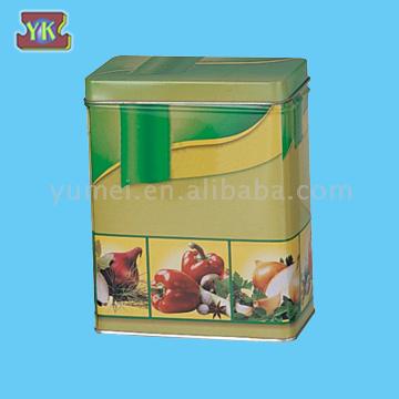  Back-Covered Rectangular Tin ( Back-Covered Rectangular Tin)