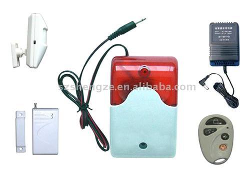  Spot Alarm Wireless Security System ( Both flash and sound )