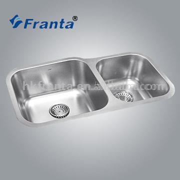  Under Mounted Double-Bowl Sink (Конная соответствии Дважды Bowl Sink)