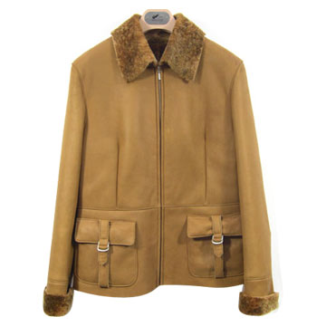  Women`s Fur Double Faced Jacket