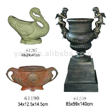  Cast Iron Planter and Flower Pots ( Cast Iron Planter and Flower Pots)